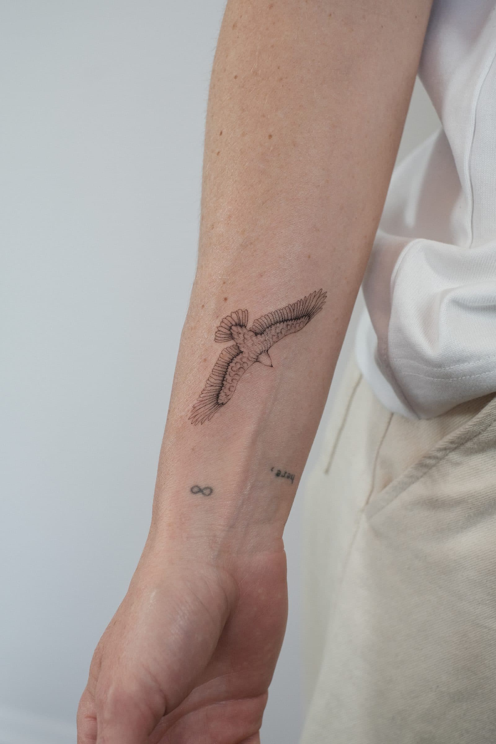 Fineline Tattoo – Vogel – SIJA.INK Zürich