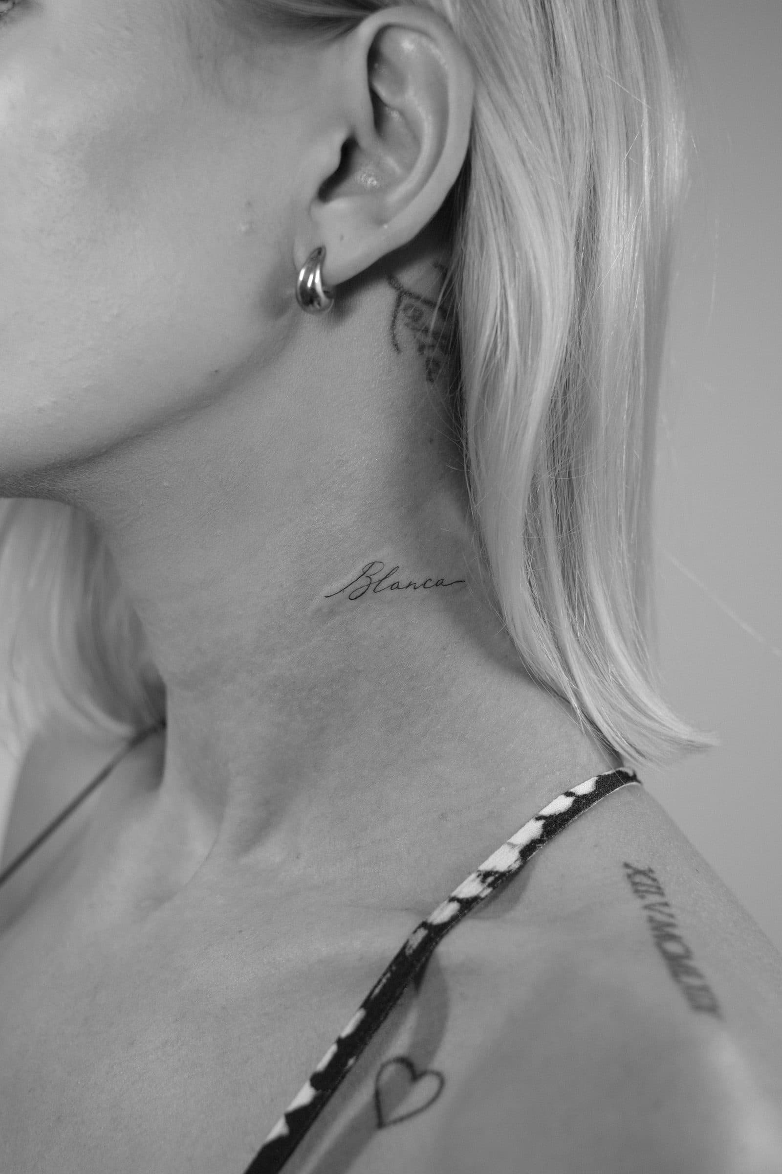 Fineline Tattoo – Name – SIJA.INK Zürich