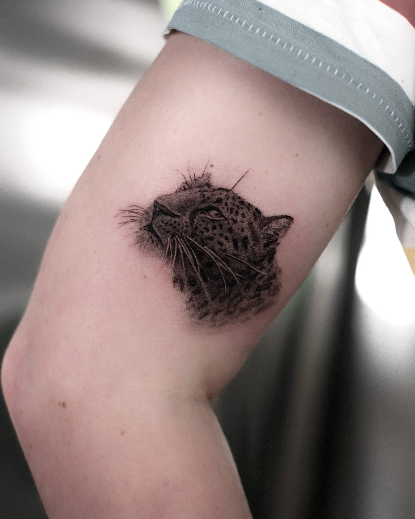 Microrealism Tattoo – Leopard – SIJA.INK Zürich
