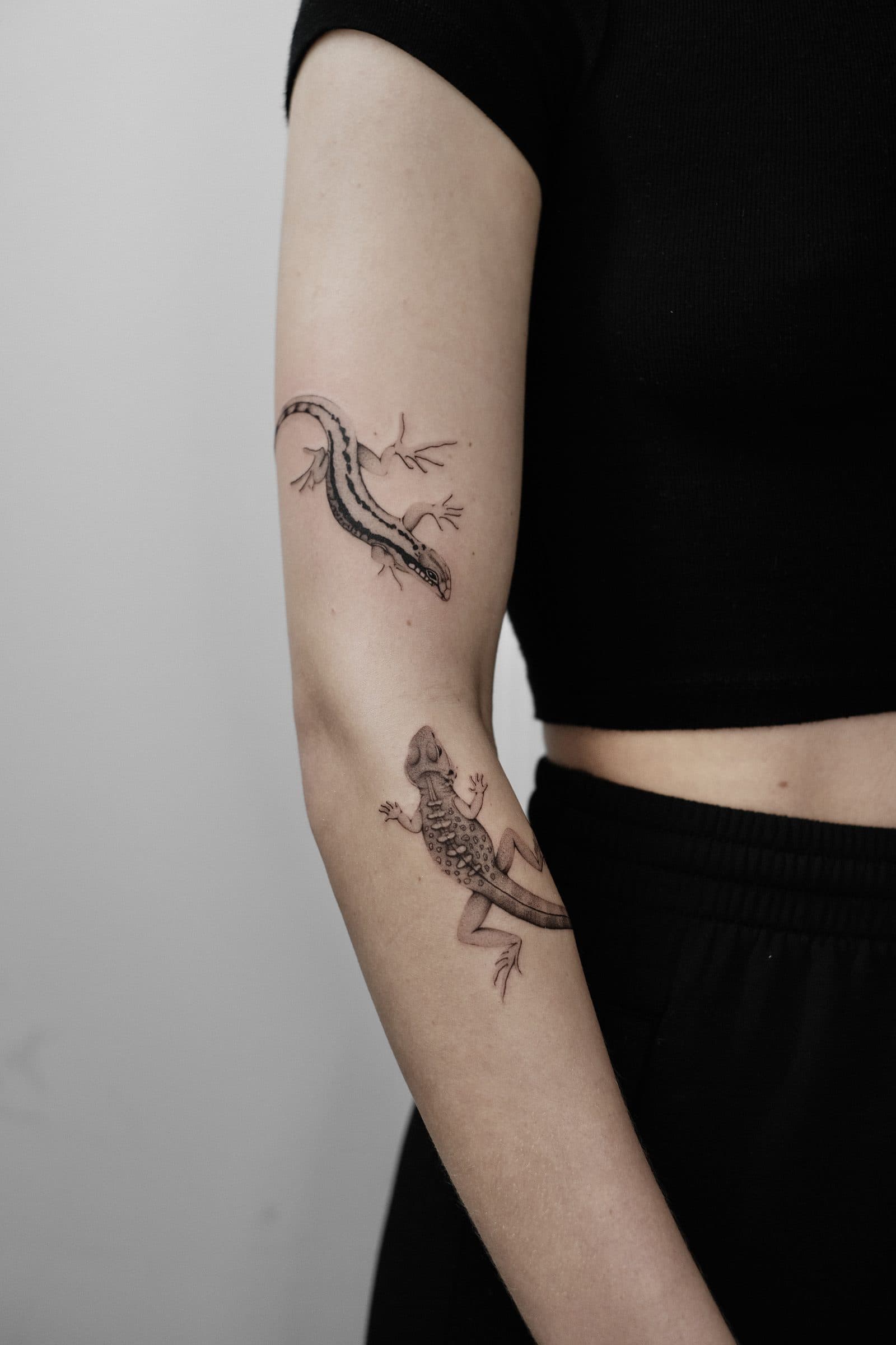 Microrealism Tattoo – Eidechsen – SIJA.INK Zürich